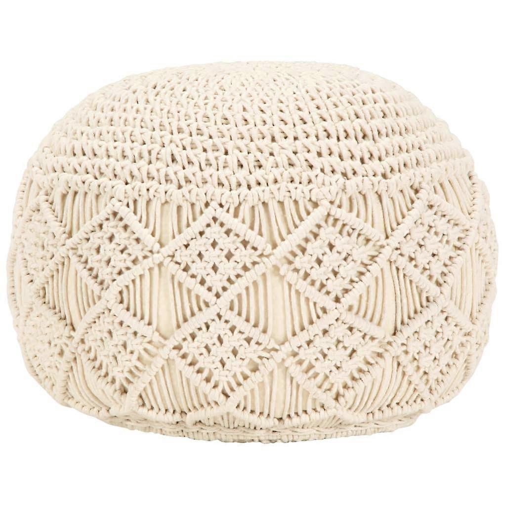Macrame Pouf 手工制作 45 x 30 cm 棉