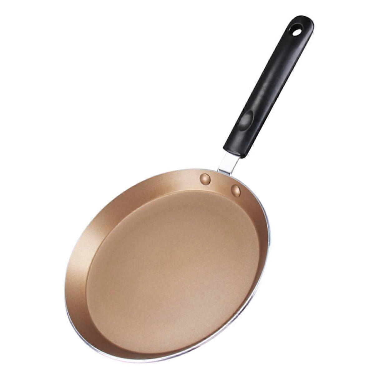 Nonstick Frying Pan 8 Inch Gold Flat Bottom Omelet Skillet for Gas and Induction Cooking Ref: 7420