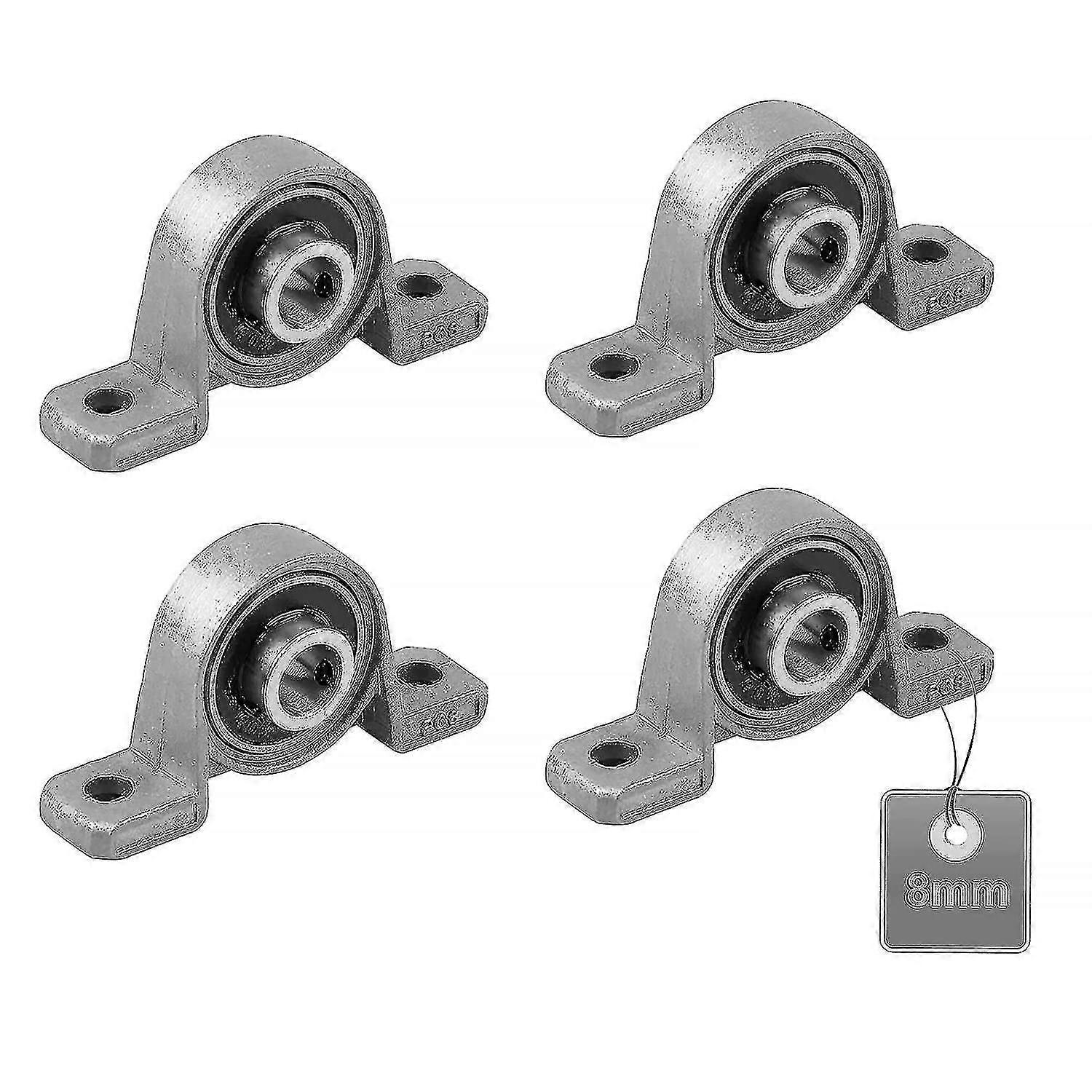 4 قطع وسادة كتلة محامل ، وسادة كتلة محامل ، محامل الكرة ، محامل سبائك الزنك ، محامل كتلة وسادة ، محامل كروية ، مع الحديد الزهر الصلب