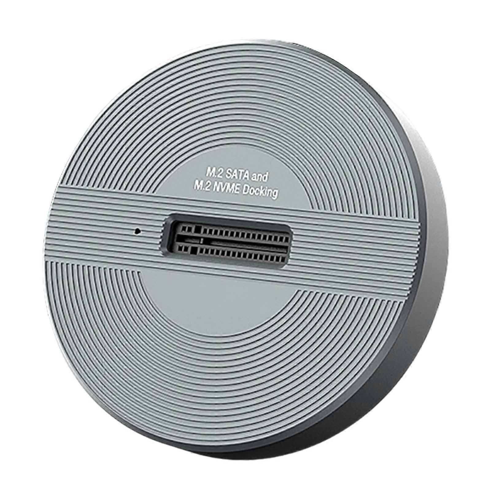 NVMe SATA SSD Enclosure Fast Speed Aluminum USB TypeC to  SSD External Case 10Gbps Fast Data Transfer Multicolor