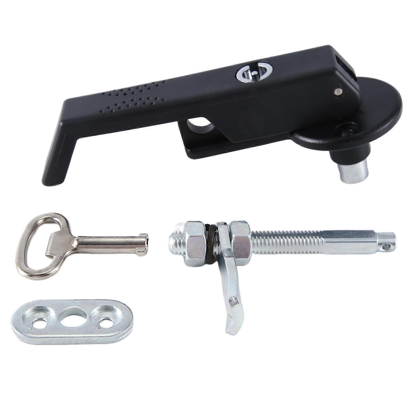 Can Rotate the Door Lock At Will L-Handle Lock for Thick Door Panel Latch Button Locks