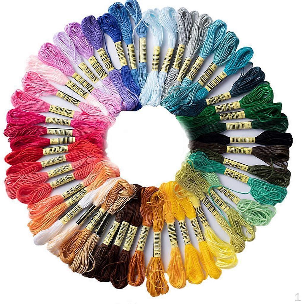 Premium Rainbow Color Embroidery Floss