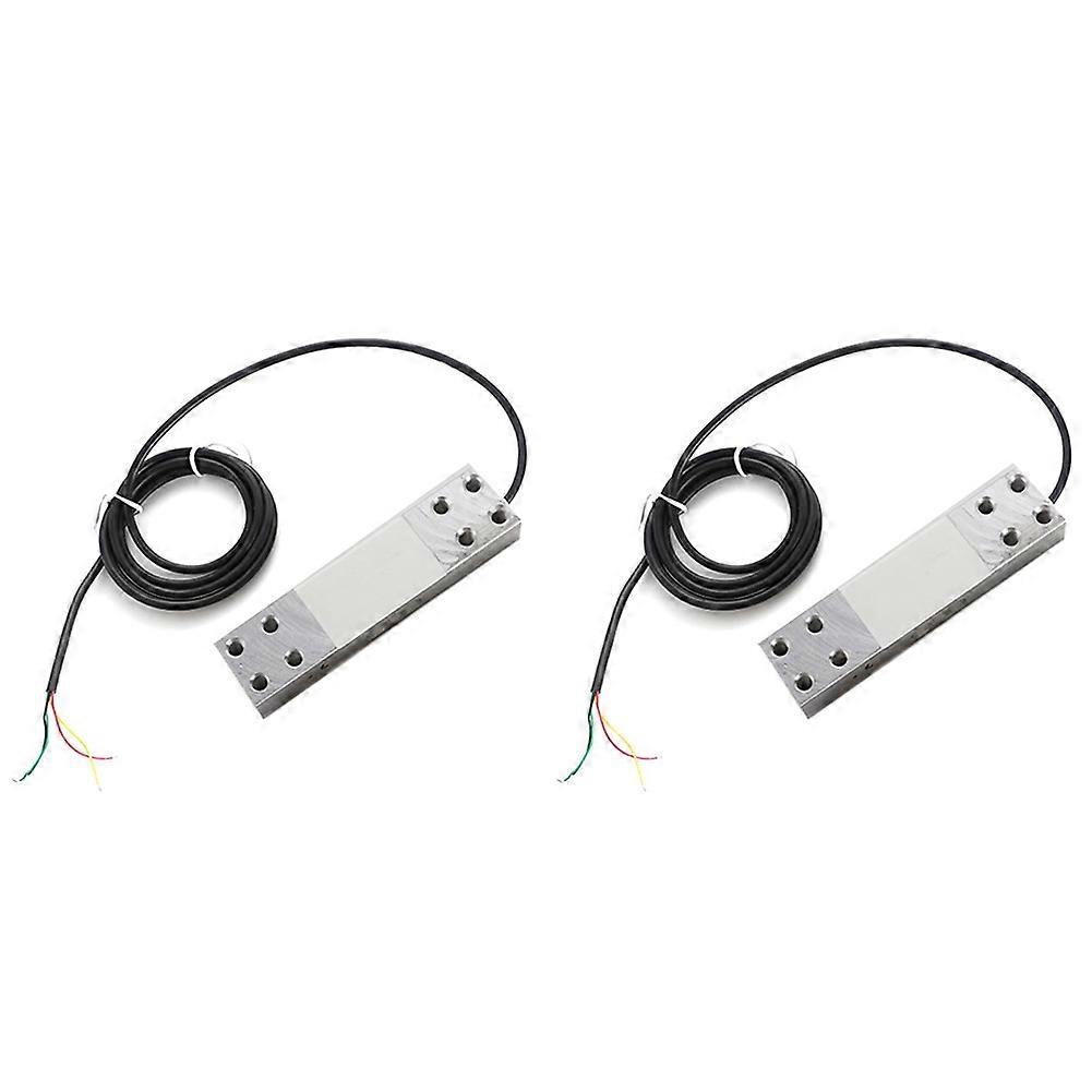 2X 200 Kg Electronic Scale Digital Load Cell Weight Sensor Platform Scale Load Cell Durable Single Point Beam Sensor