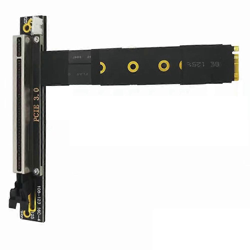 NVME to PCIE X16 Adapter Cable M.2 -Mkey to 16X Extension Adaptor Cable M2 Interface External Graphics Card Cable, 10CM