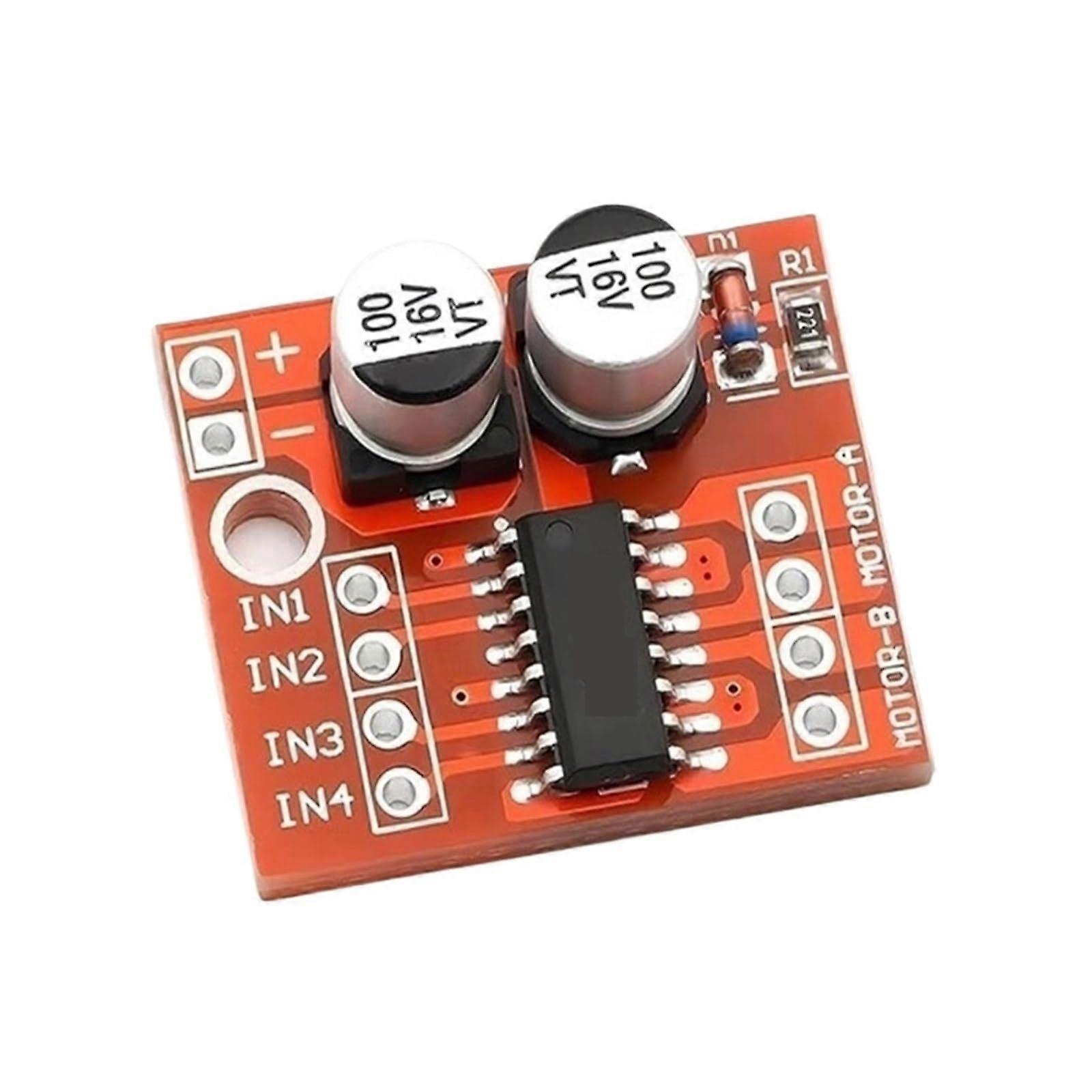 20PCS Dual HBridge DC Motor Driver Module with PWM Speed Control for Robotics and Stepper Motors