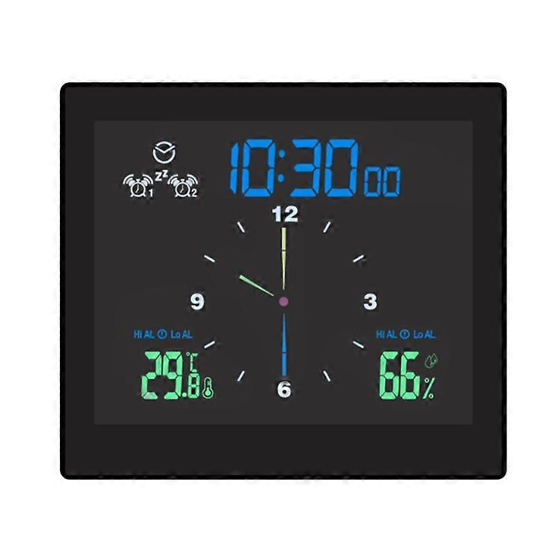 Bathroom Waterproof Wall Clock Shower Clocks Timer Black