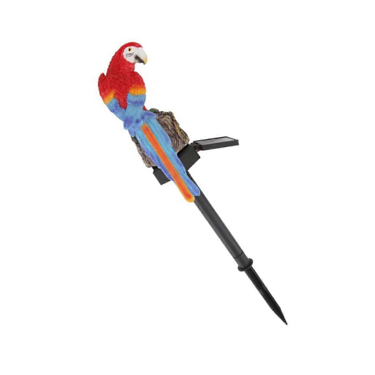 Solar Garden Lights with Parrot Design, Energy Saving, Weather Resistant, Warm LED for Yard Decor