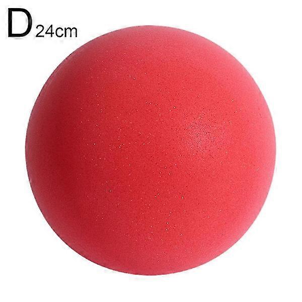 Newest Silent Basketball Indoor Training Foam Ball Untreated High Density Red no.7