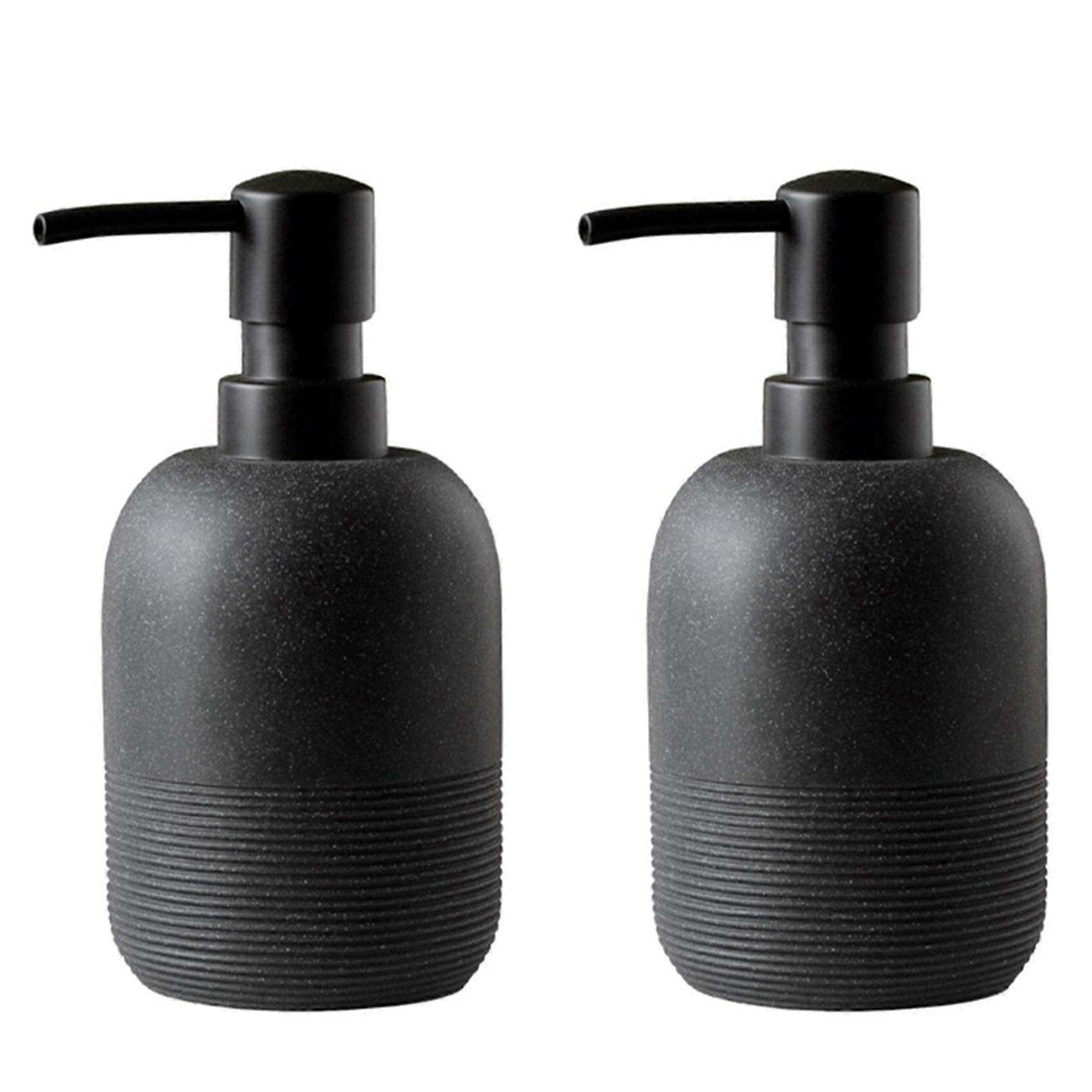 Handwashing Fluid Dispenser ,Soap Dispenser for Countertop(Black)