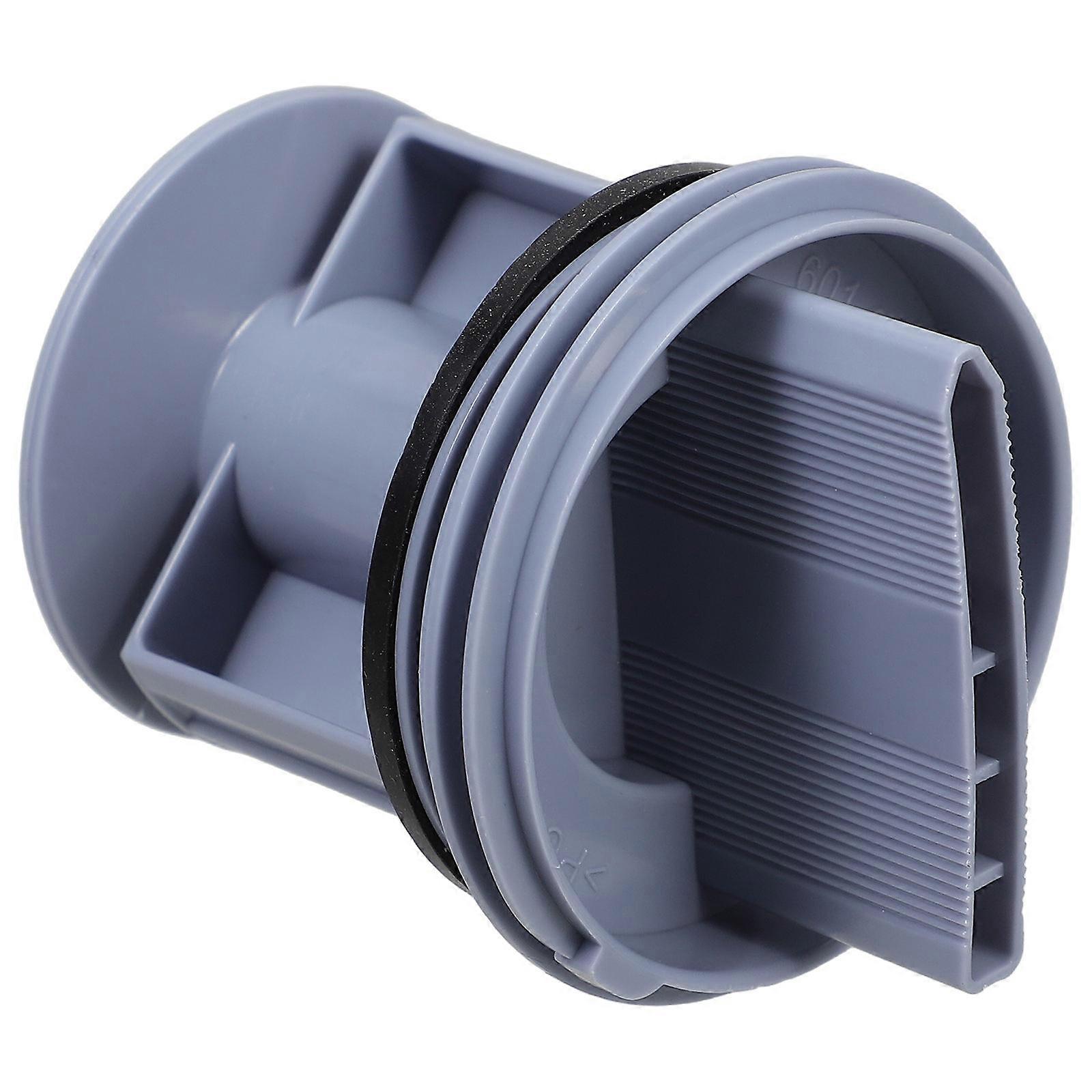 Filtre de pompe de vidange pour lave-linge avec filtration durable, en ABS gris - Compatible avec
