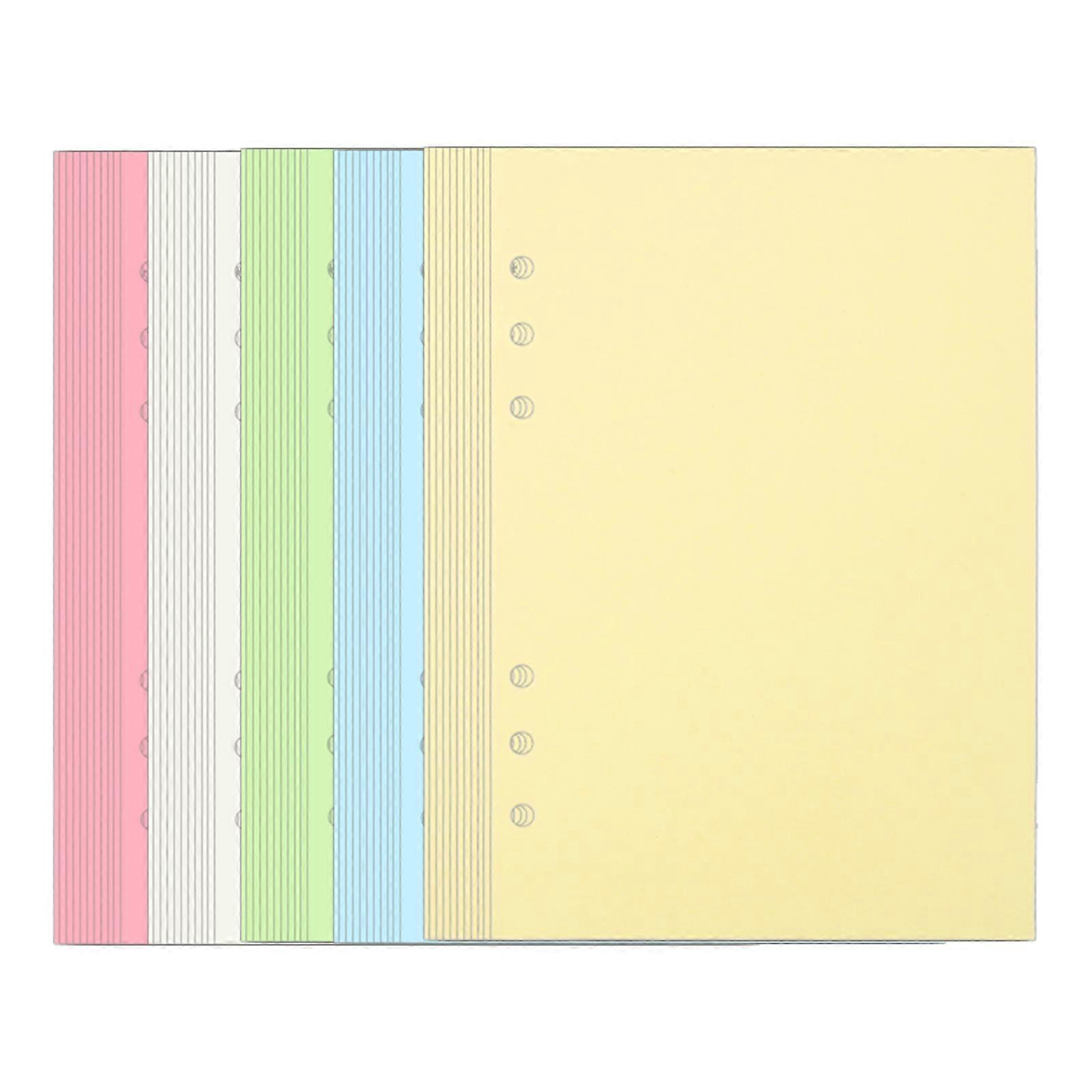 Notebook Refill Paper Binder Paper Inserts for Notes 50 Sheets Loose Leaf
