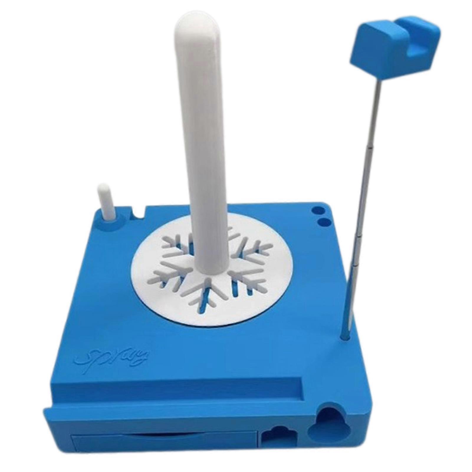 Multi-Functional Yarn Spool Box Portable Organiser for Knitting and Crochet Accessories, Tangle-Free Yarn Flow, Ideal for Crocheters