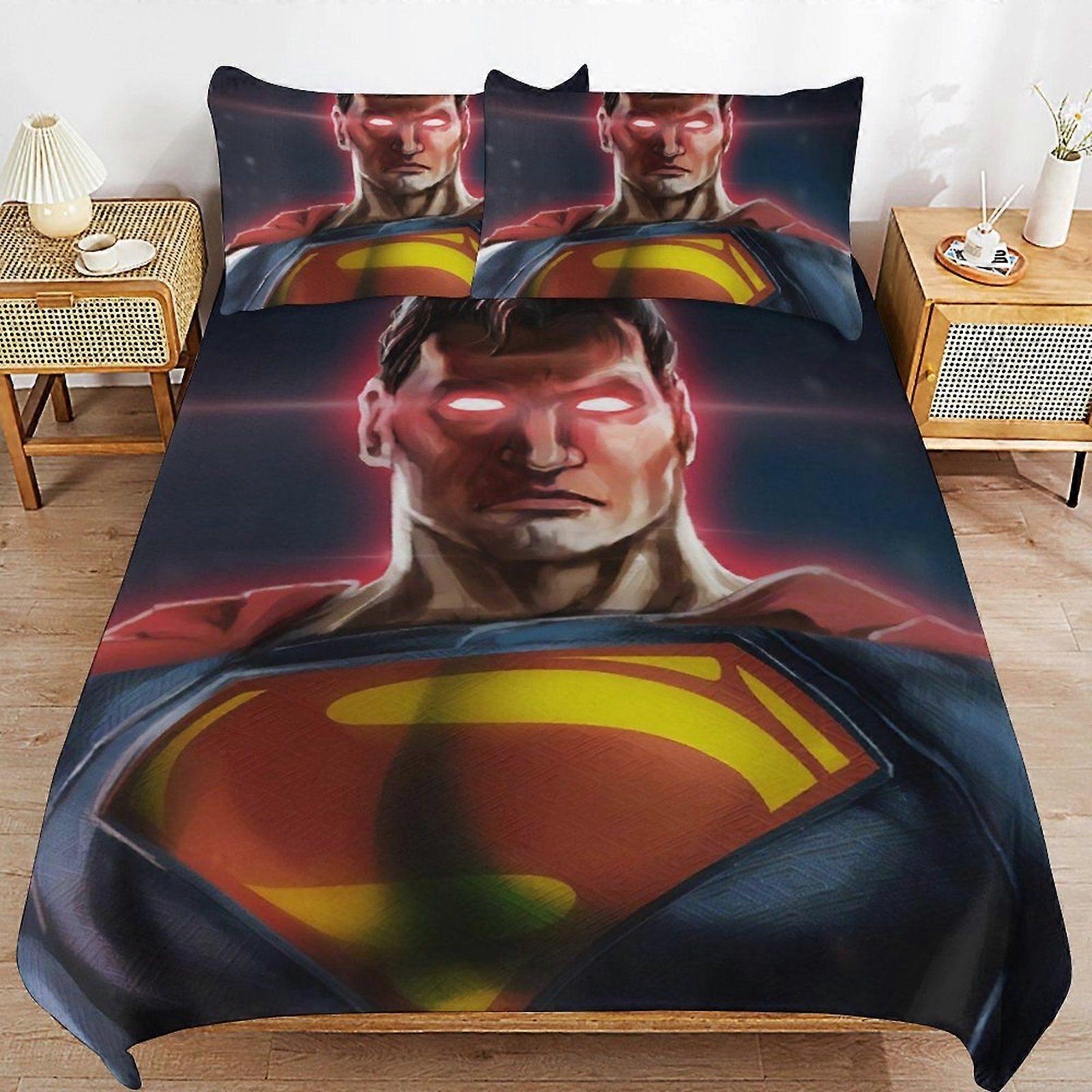 1492FY Superman Practical Sleep Layer Strong Threads Functional Structure Soft Comfort Duvet Cover Sets Pick BS1492