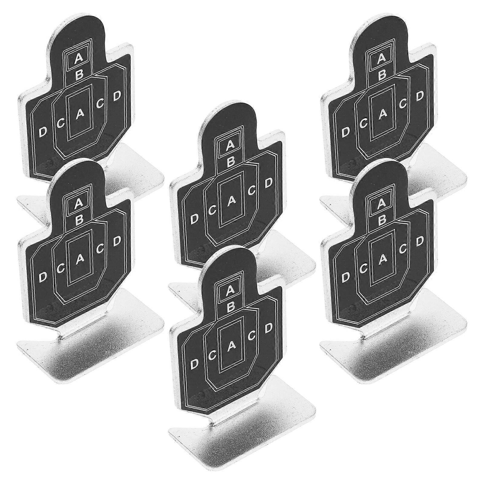 Small Metal Training Target for Shooting Practice 6Pcs Set Metal Targets