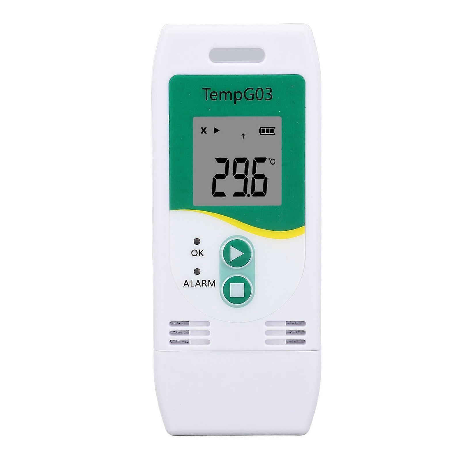 USB Temperature Humidity Data Logger 32000 Points  Accuracy Thermometer Hygrometer with PDF CSV Report