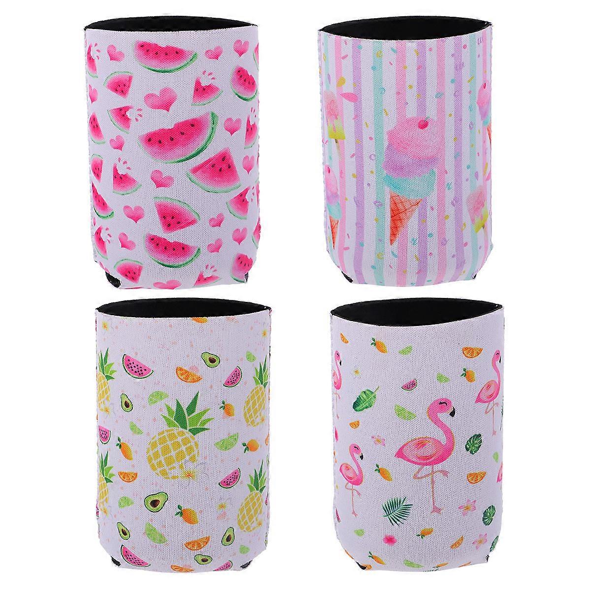 Reusable Can Sleeves Creative Protective Covers 4Pcs for Home Use