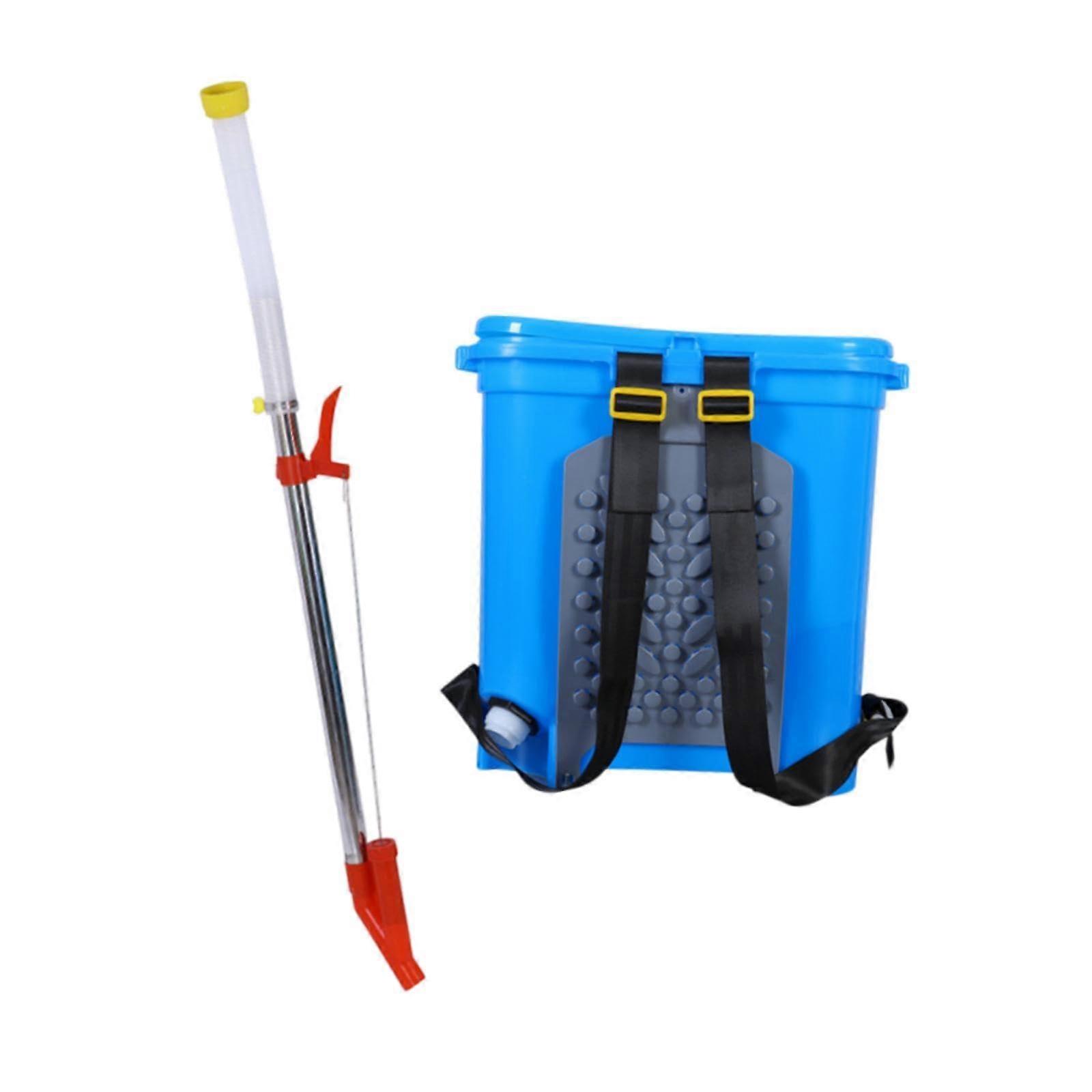 25L Backpack Fertilizer Spreader with Ergonomic Handle for Corn and Vegetable Farming
