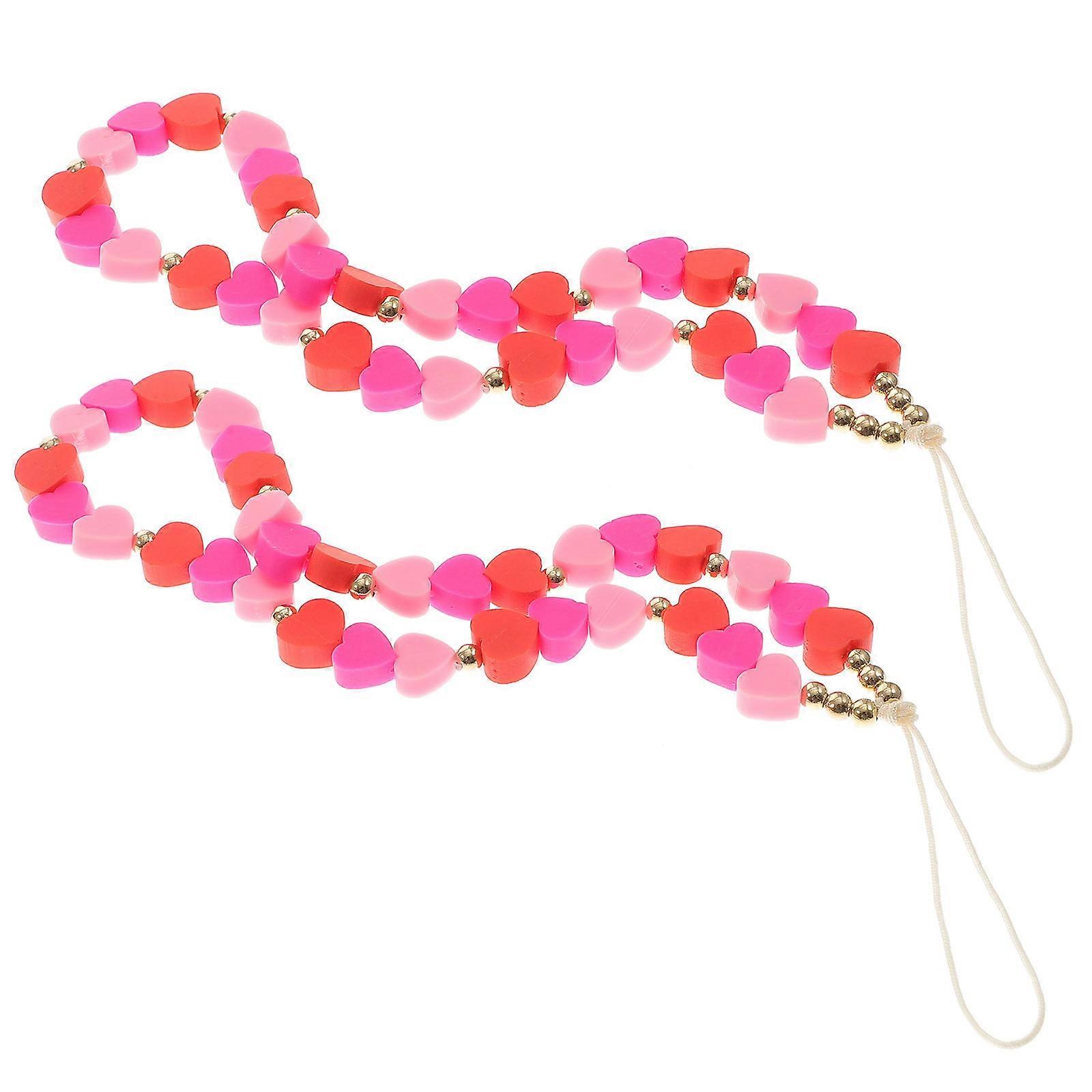Polymer Clay Phone Decorative Lanyards for Decoration 2Pcs