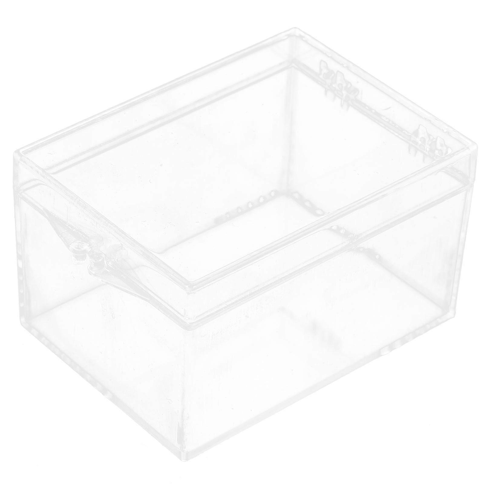 Miniatures Display Case Mini Storage Box For Displaying Items 2.95X2.16X1.77IN 1Pcs