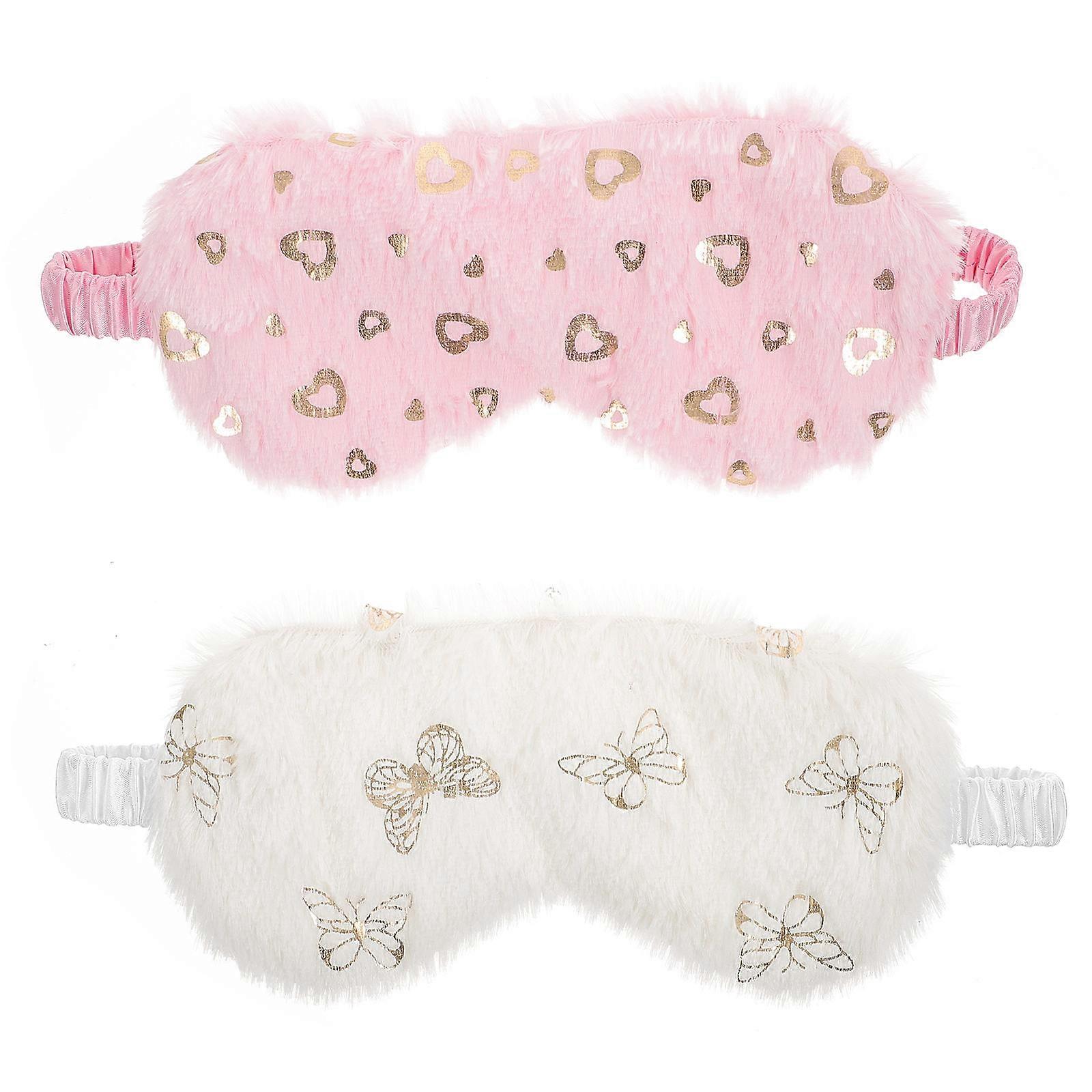 Lightproof Eye Cover for 2Pcs Plush Sleeping Eye