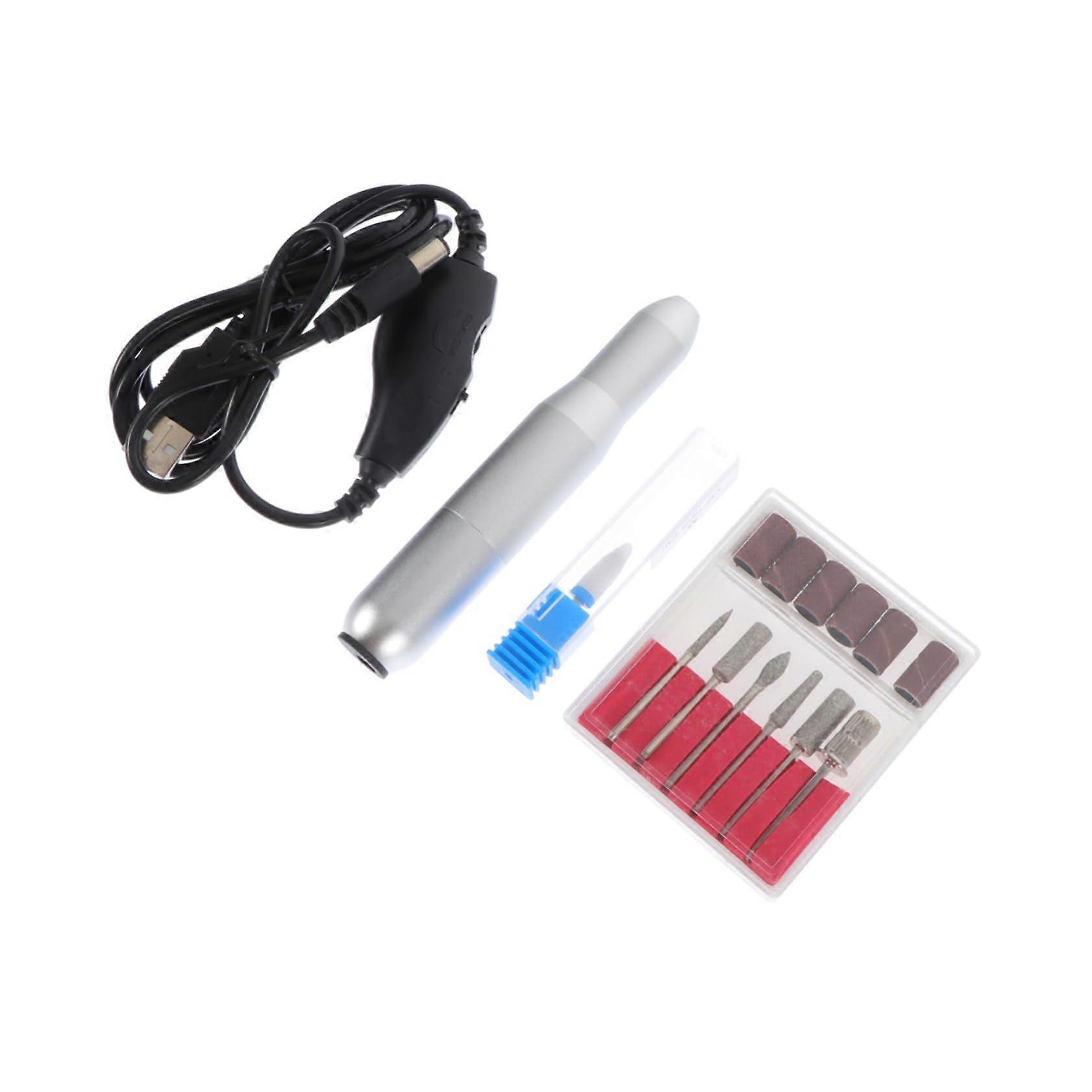 Electric Nail Drill with Variable Speed Control for Acrylic Nails Manicure Pedicure Salon Use