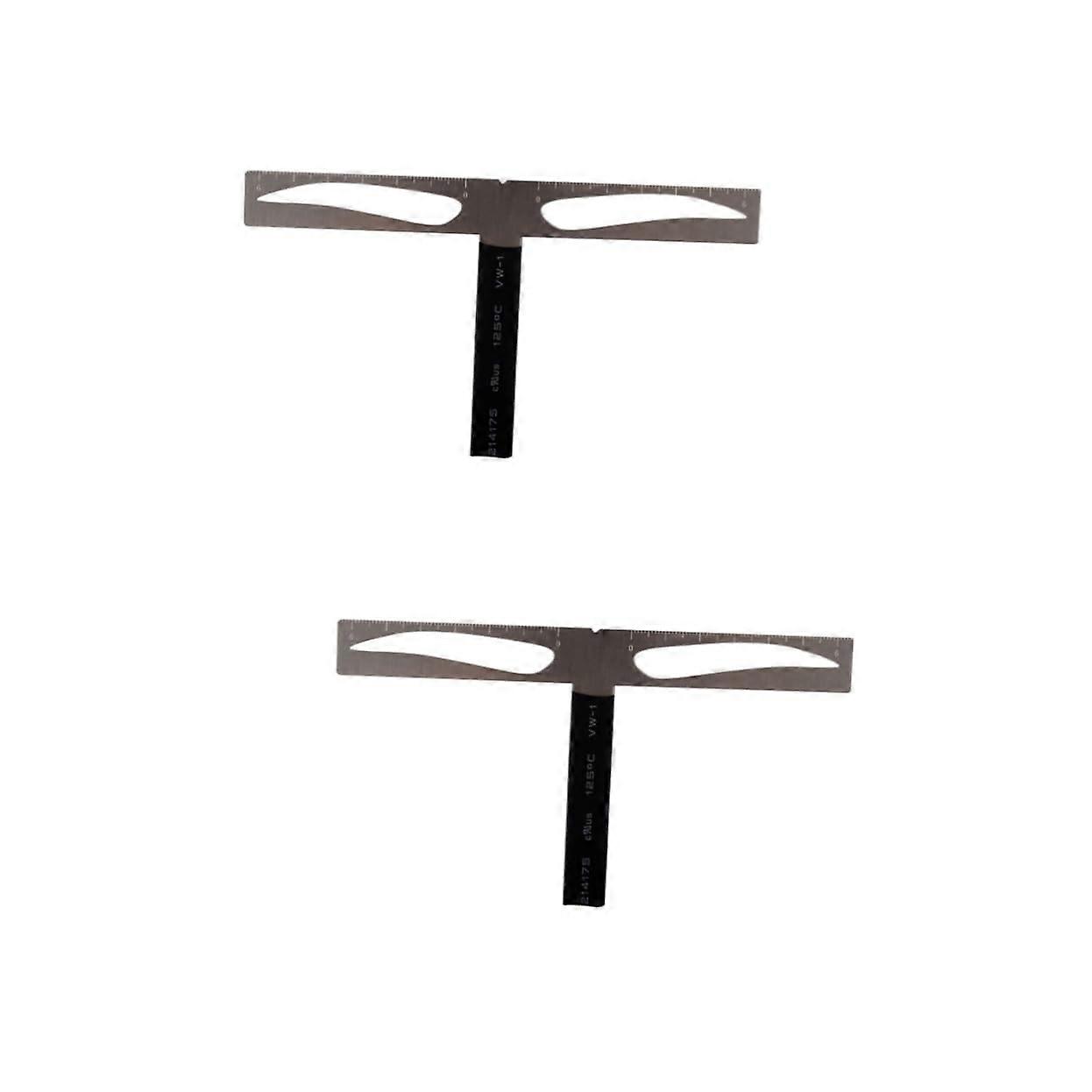 Eyebrow Mapping Tool and Ruler Stencil Kit with Caliper for Fast Symmetrical Brow Shaping