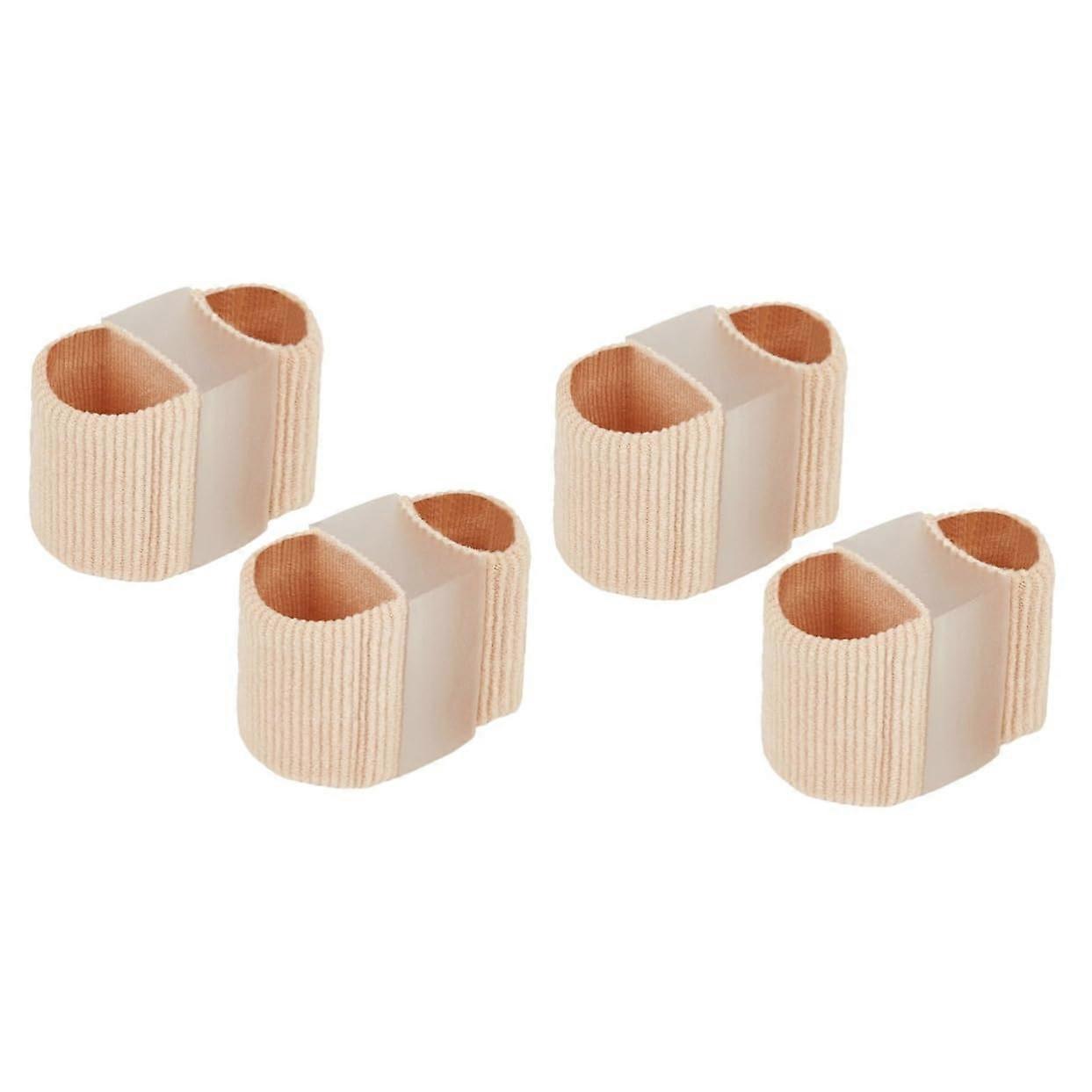 Toe Separators Gel 4pcs Bunion Corrector for Overlapping Toes Soft Breathable AllDay Comfort