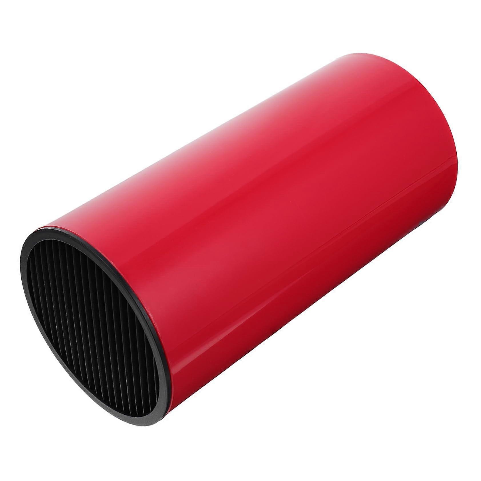 Multifunctional Knife Holder with Drainage, SpaceSaving Kitchen Storage Rack, Durable Red, 23x11x11cm