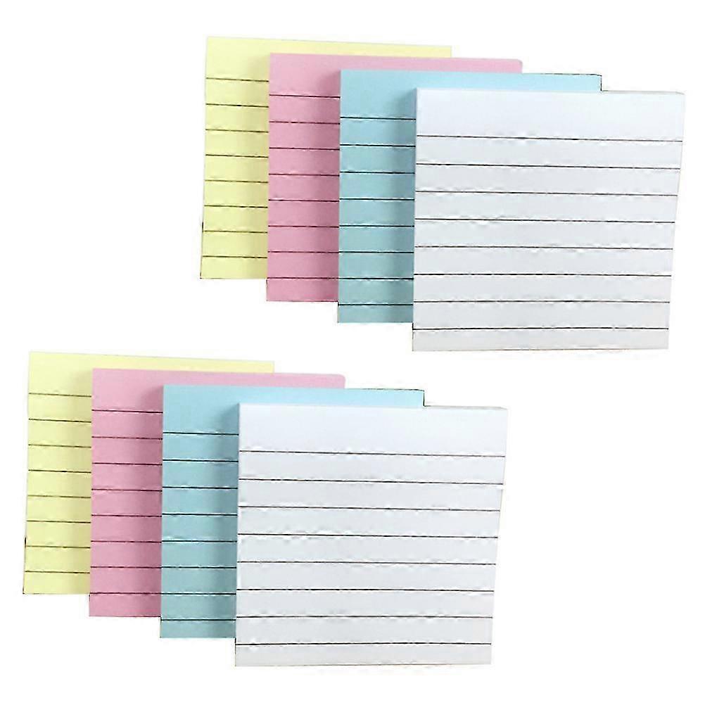 Portable Sticker Notes Blue Small Notepad Self-Adhesive Message Writing 10Pcs