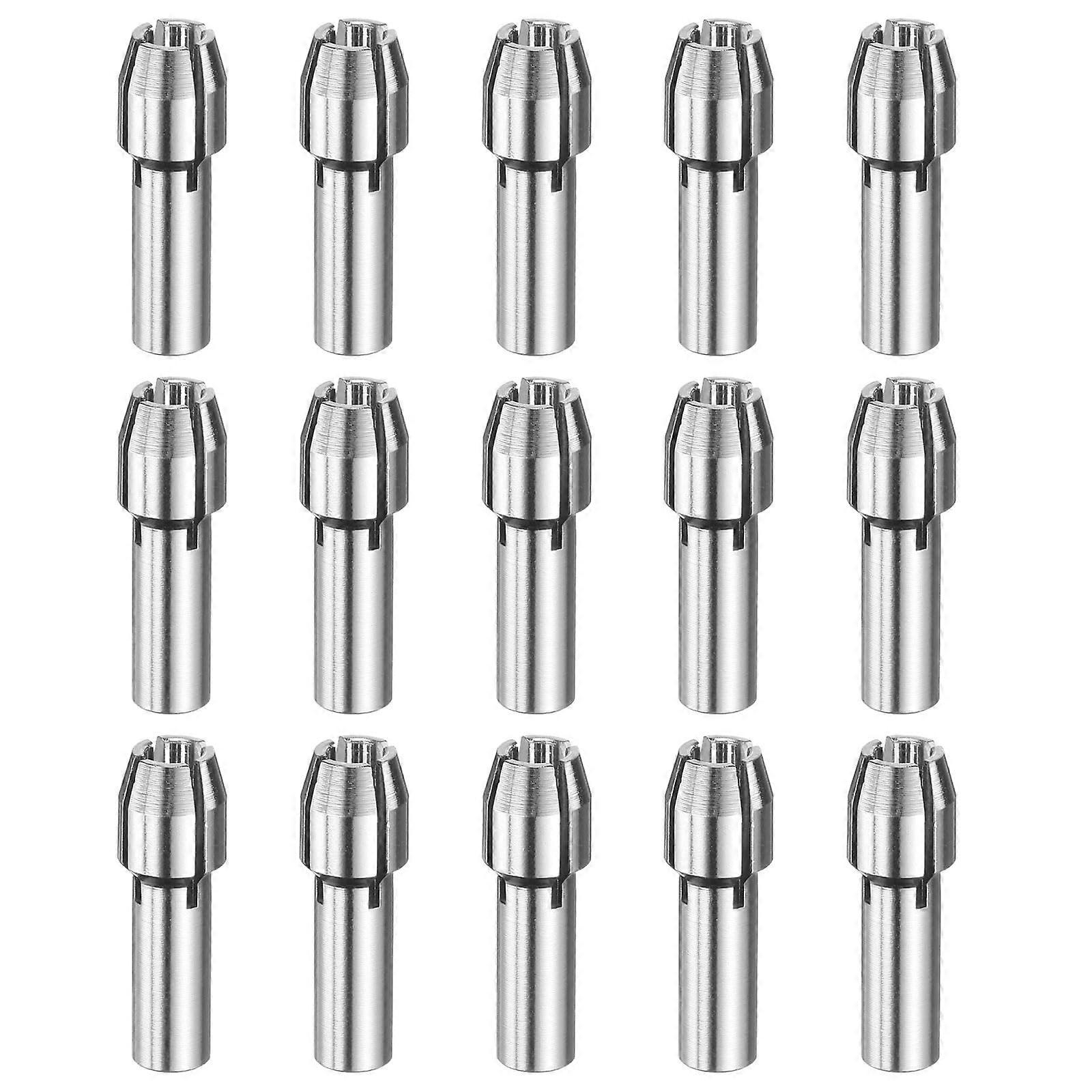 15pcs 3.2mm Rotary Tool Collet Adapter Set with Drill Chuck for Quick Change and Secure Grip