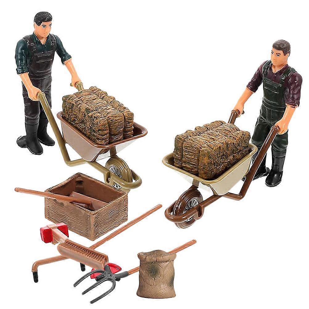 Farm Toy Miniature Accessories for Playing 12Pcs Model Set