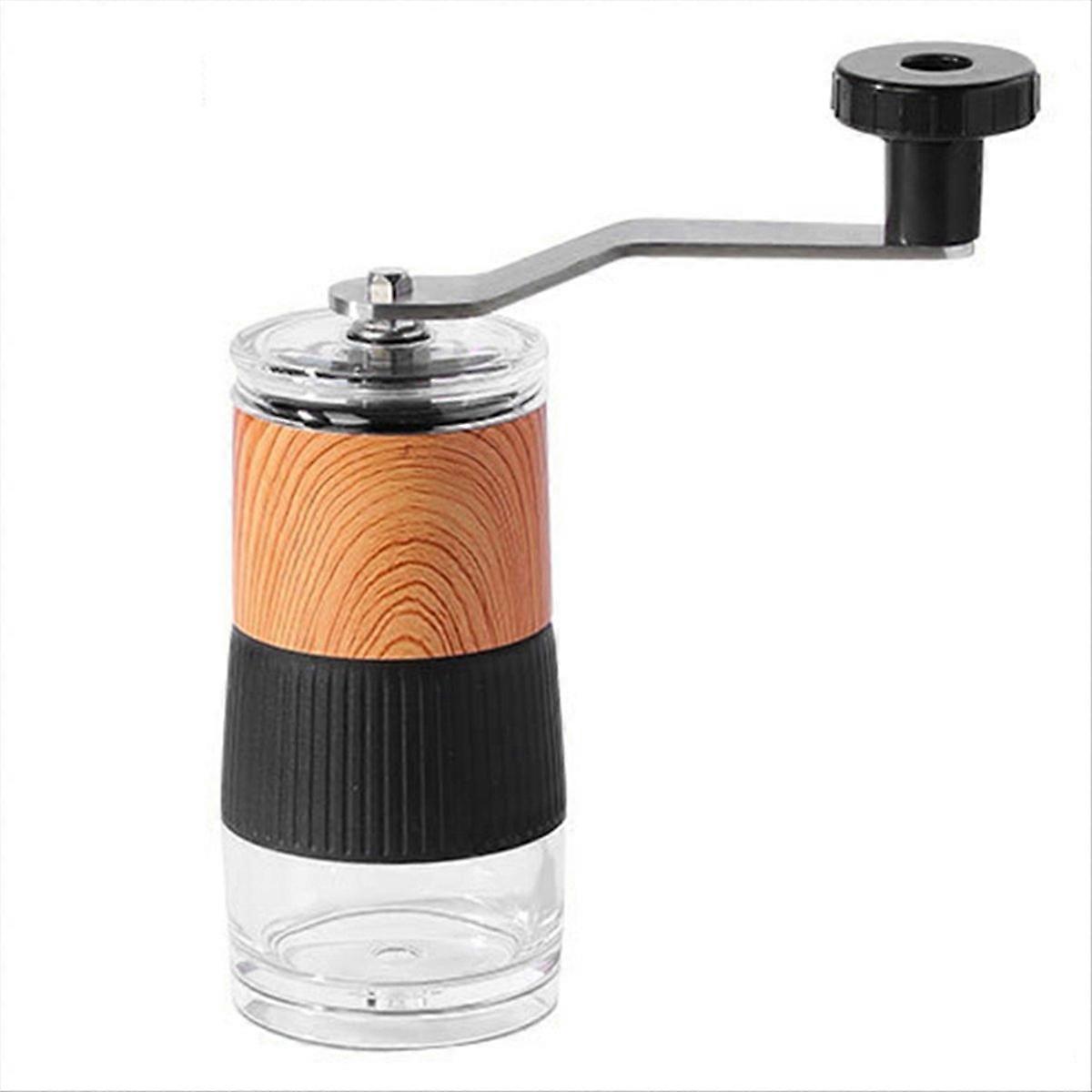 Manual Coffee Grinder Coffee Machine Wood Grain Color