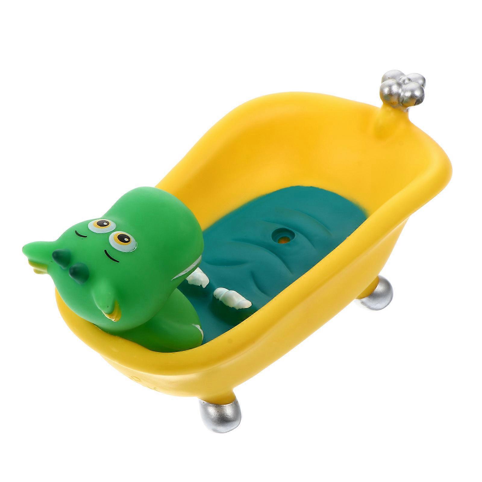 Waterproof Dinosaur Sponge Drain Dish Storage Box for 1Pcs Soap