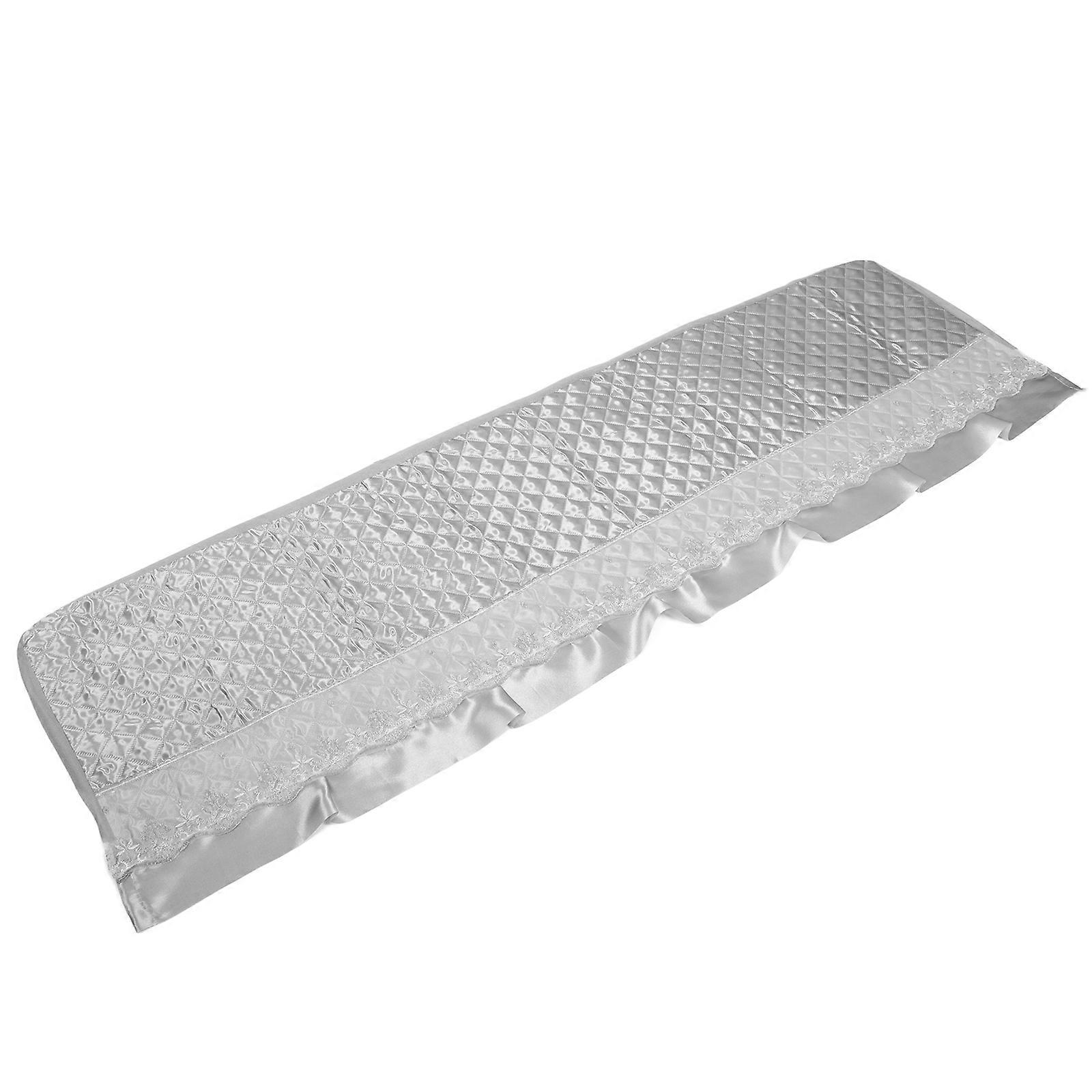 Polyester Headboard Slipcover with Pockets for Queen Headboard 4Pcs Set