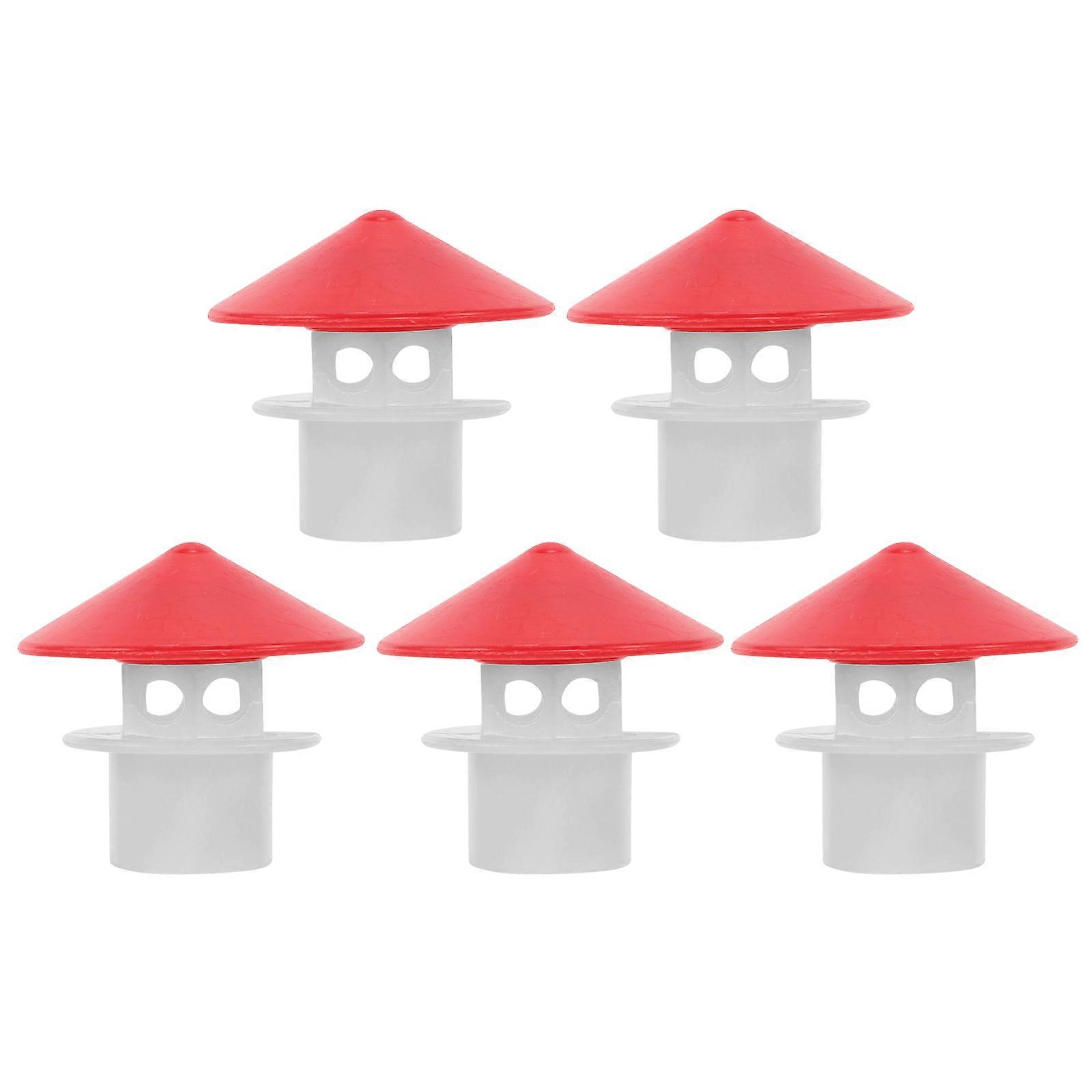 Replacement Exhaust Caps Plastic for Solar Water Heater 25Pcs White Set