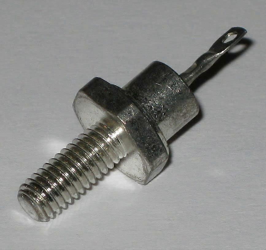 Wind and Solar Blocking Diode 30mm x 12mm Stud Mounted Anode Diode for Reverse Current Protection