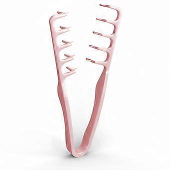 Volumizing Hair Comb with Wide Teeth for Instant Root Lift and Heat Styling, Pink