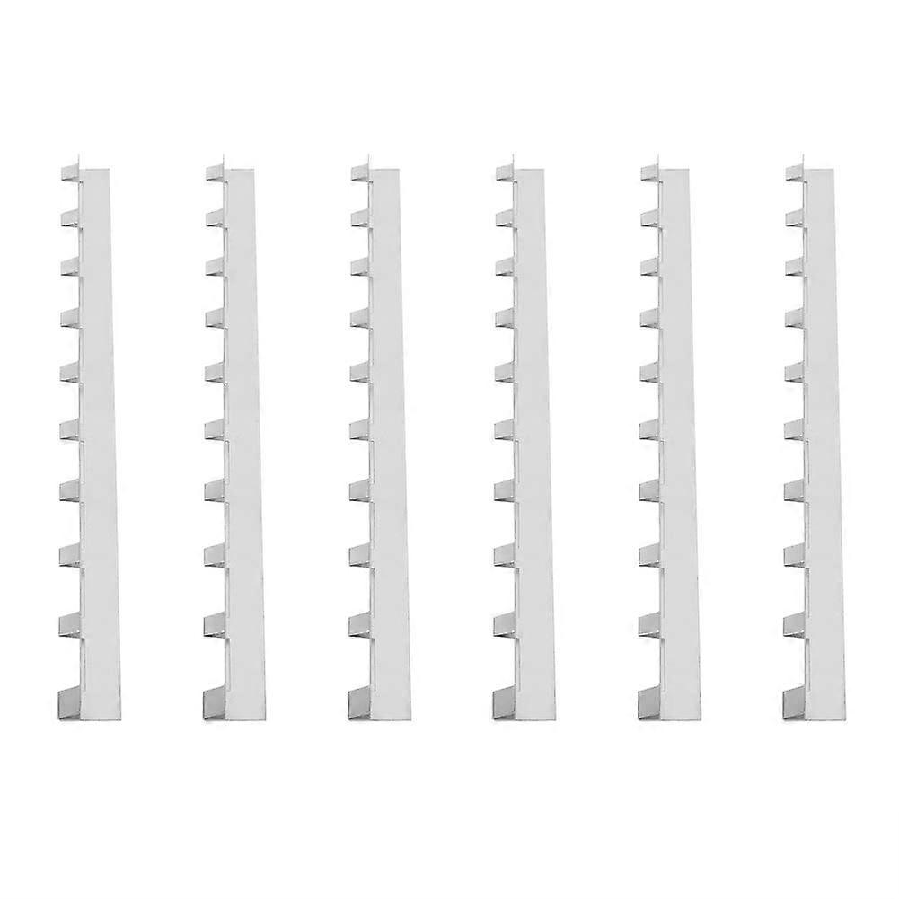 Metal Beehive Frame Spacers 6 Pack with Durable Support Strips for Easy Beekeeping Installation