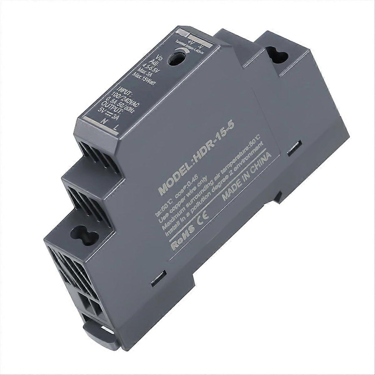 DIN-rail voeding 5V 3A