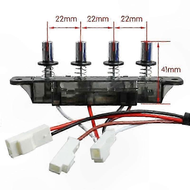 Universal 4-Button Control Panel for Range Hood Replacement
