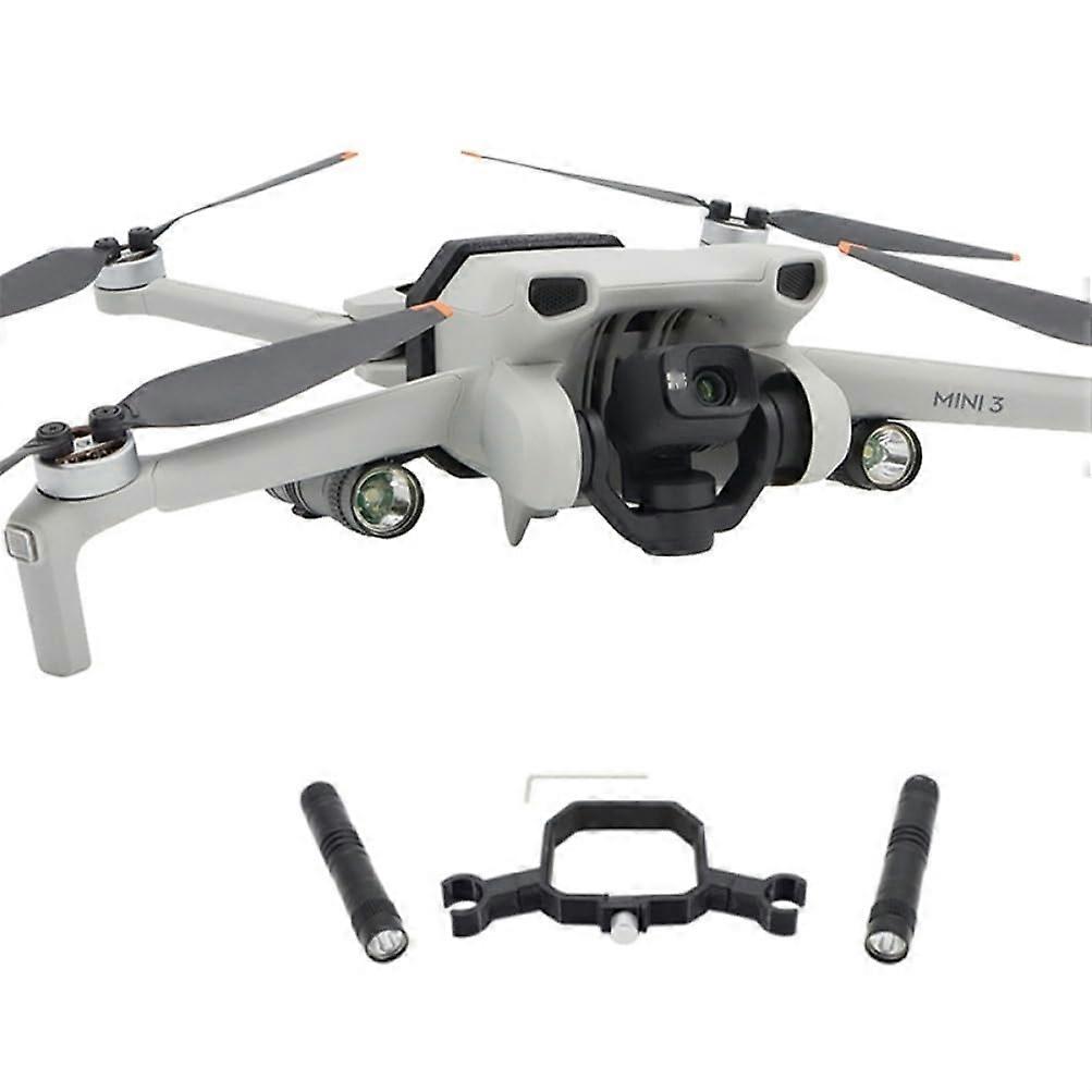 Night Flight LED Light with Compact Bracket for Navigation and Searchlight Use for DJI Mini 3