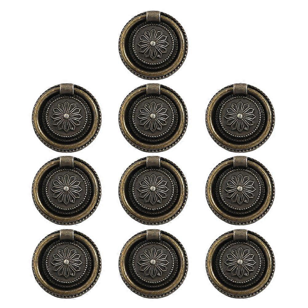 10Pcs Cupboard Door Handles Retro Door Knobs Practical Wardrobe Handles