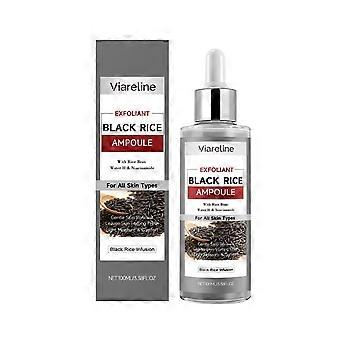 Schwarzes Reis-Gesichtsserum, leichtes, feuchtigkeitsspendendes Serum für die tägliche Hautpflege, geschmeidige Textur, 100 ml