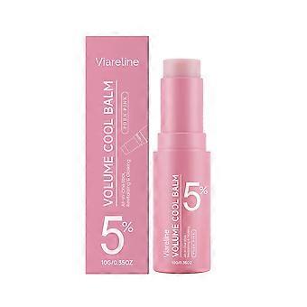 Baume rafraîchissant 5 % vol., stick hydratant multi-usages pour les lèvres et le visage, 10 g