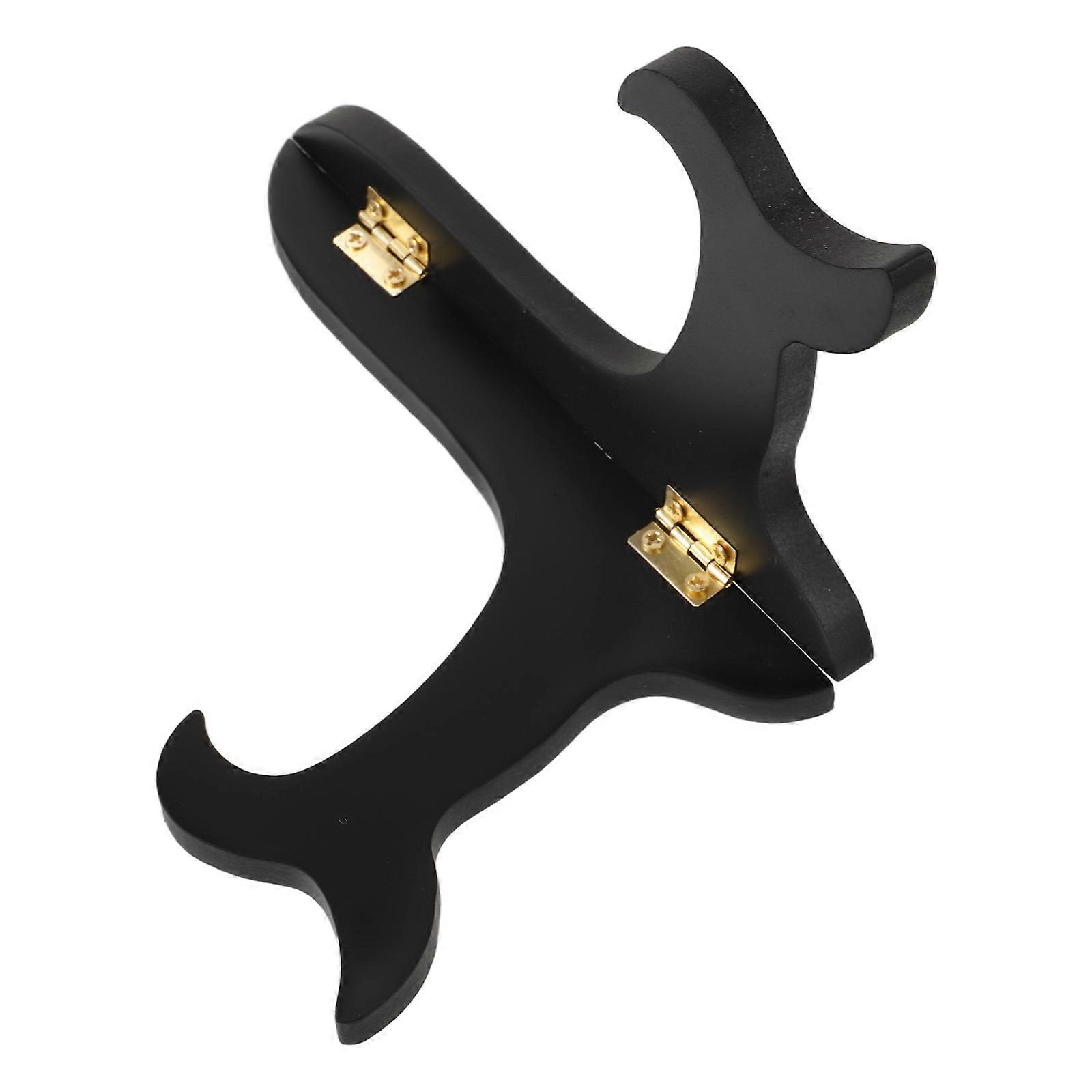 Black Plate Stands for Display Providing Support