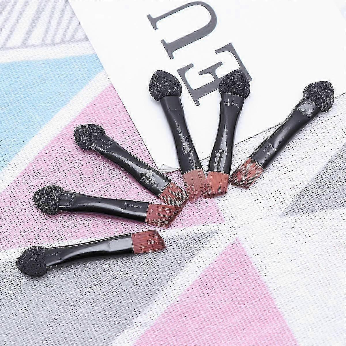 Make Eye Shadow Brush Double Sided for 20Pcs Portable Eye Shadow Applicator