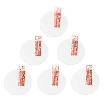 6PCS Watch Tempered Glass Screen Protector Watch Screen Protective Film Compatible for Garmin Fenix6s (Transparent)