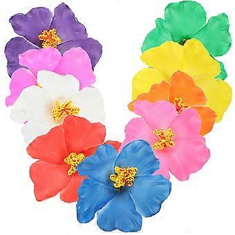 9pcs Bohemian Style Hair Clips Simulation Flower Beach Bobby Hairpin for Women Girls