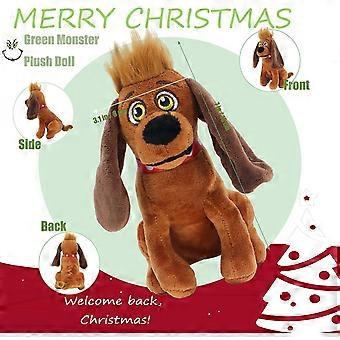 Adorable Green Monster Plush Toy - 11.8" Stuffed Doll for Christmas Decor & Gifts - Perfect for Kids & Holiday Cheer!