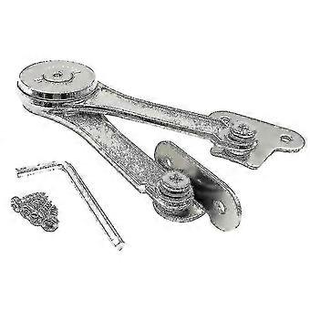 2pcs Heavy Duty Soft Close Lid Support Hinges, Folding Lid Stay Hinge Keep Lid Open for Cabinet